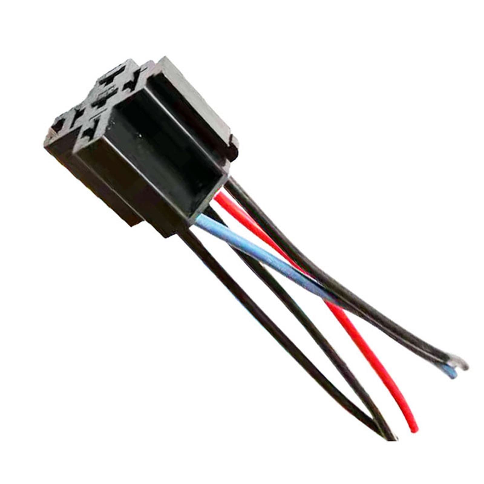 Base de Montaje relé 5 Pines, precableado, 16AWG, Soporte Enchufe, Cable, Conector arnés, CC 12V