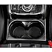 x xotic tech Central Console Water Cup Holder Panel Cover Frame Trim Compatible with Mazda CX-5 CX5 2017 2018 2019 2020 2021 2022 2023 2024 2025 (Stainless Steel, Black)