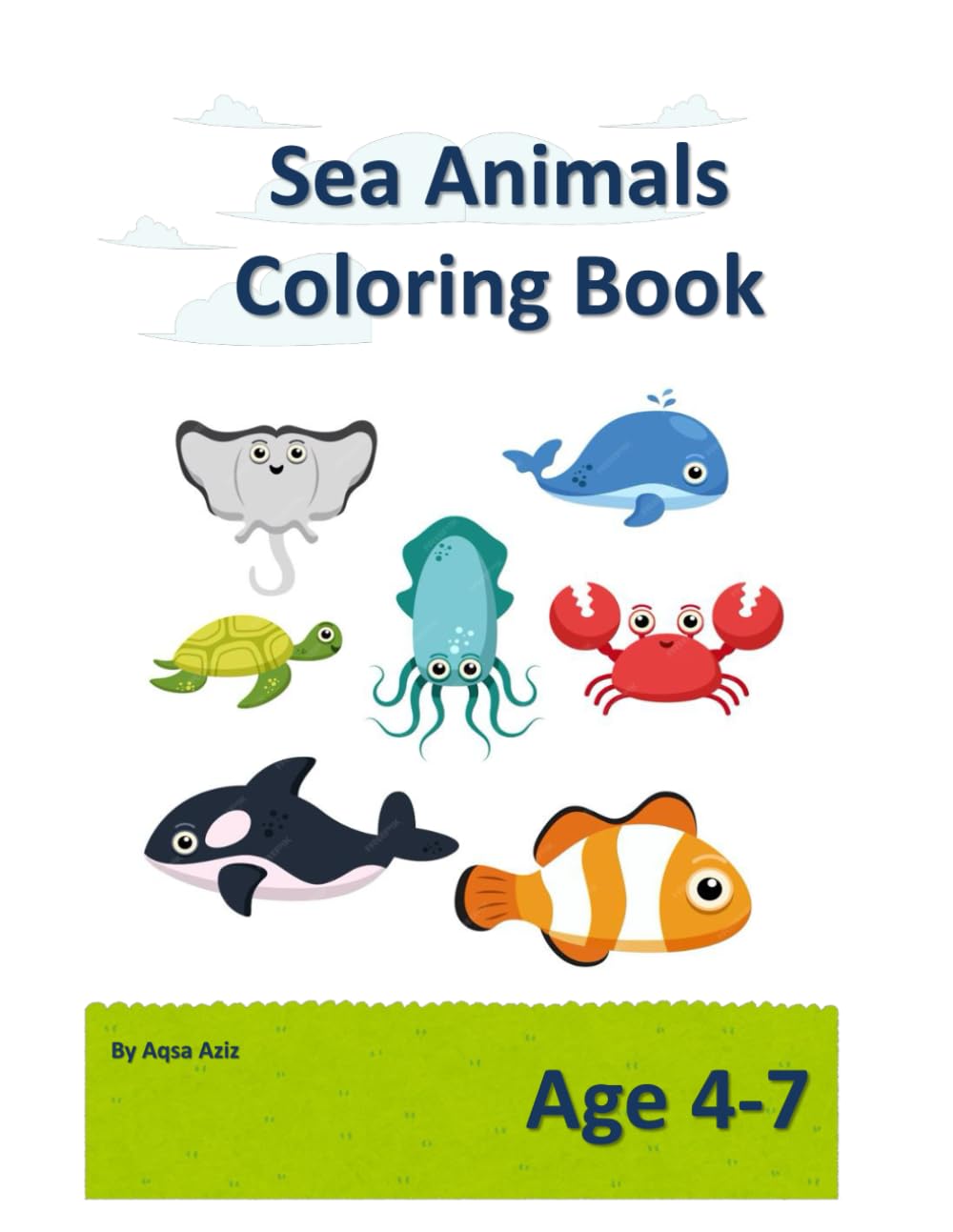 Sea Animal Coloring Book