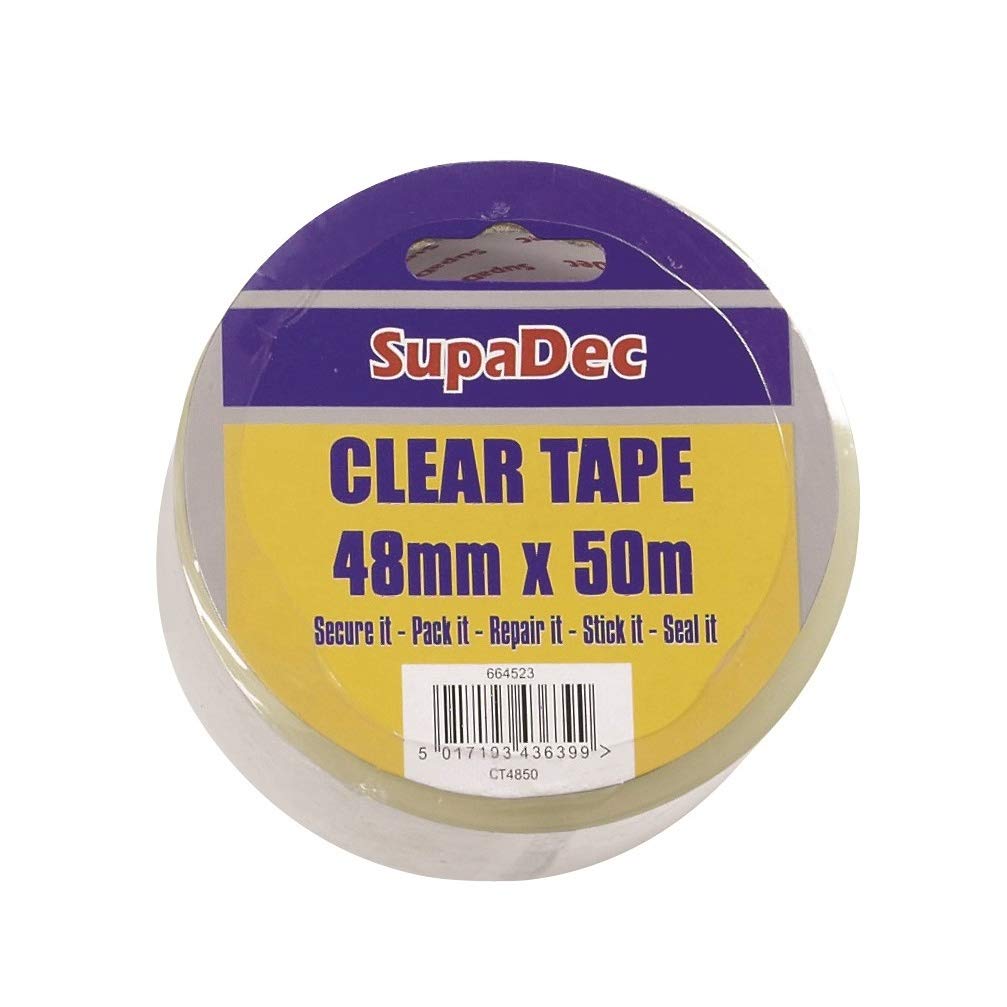 Supadec Clear Tape 48Mm X 50M