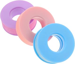 FRCOLOR 3 Rolls Eyelash Tape Eyelash Mascara Tool Lash Extension Tools Lashes Tool Lash Extension Supplies Adhesive Lashes Tape Fabric Eyelash Tape Silicone Gel Non-woven Fabric Eyes