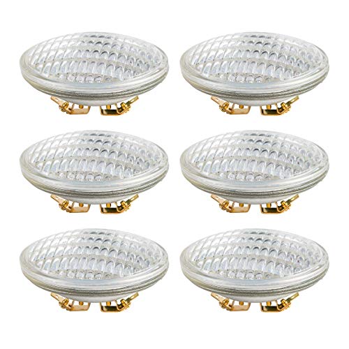 Par36 Led Landscape Bulb 12V 12W 1280Lm 100W Halogen Landscape Bulbs 6000K Ac/Dc 12-36V, Water Resistant, Par36 Led 12V Flood Light Tractor Light, 6 Pack #TOP12