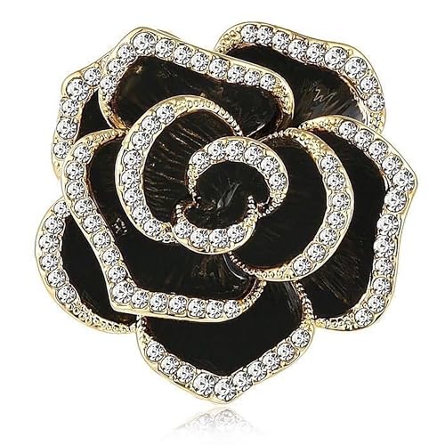 XSQD Black Flower Creative Brooch XSQD Black Flower Creative Brooch