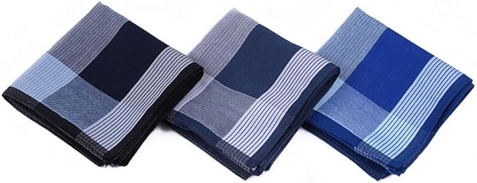 Amazon ハンカチ メンズ プレゼント ハンドタオル 紳士 綿 ギフト プレゼント 薄手 大判 3枚セット43 43cm 通勤 通学 ハンカチ 通販