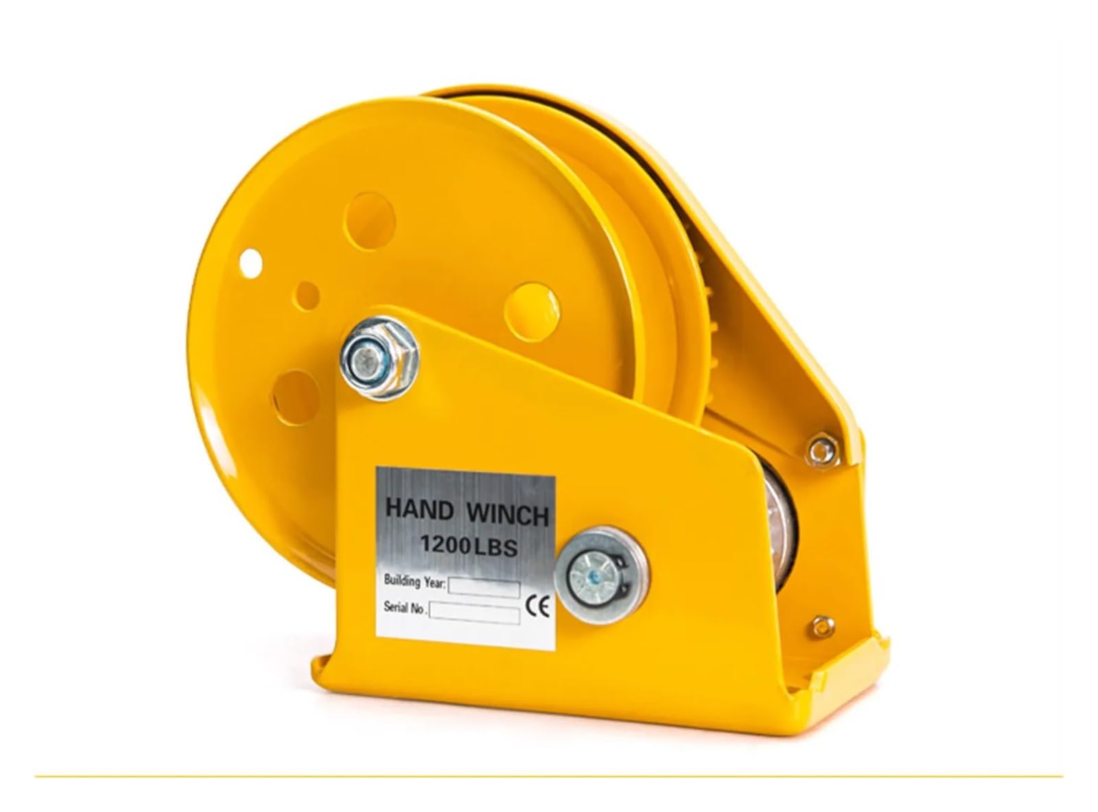Automatische Handwinde mit 2600 Pfund Tragkraft – 5 m Handseilzug für Traktoren, Boote, Anhänger und LKWs – Selbstverriegelnde Winde für einfaches Heben und Sichern