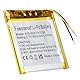 Fuworance 450mAh 3.7V A1236 616-0337 Akku kompatibel mit iPod Nano 3rd G3 4GB 8GB 616-0311, 616-0333 Music Player Video 1.67Wh Lithium Polymer Akku