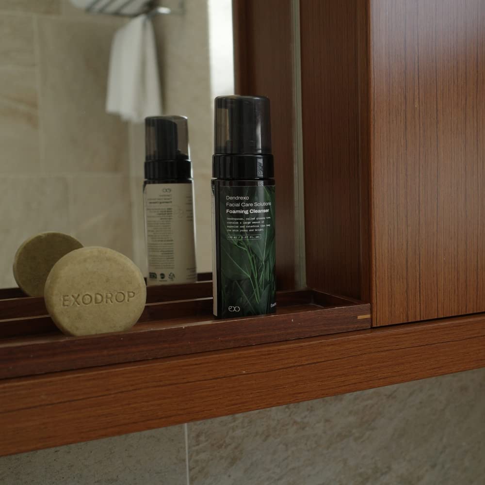 Vegan Exosome Foaming Cleanser, Ginseng tree Exosome, Hydrating, Quick-absorbing, Vegan, All skin types, 5.07 Fl Oz