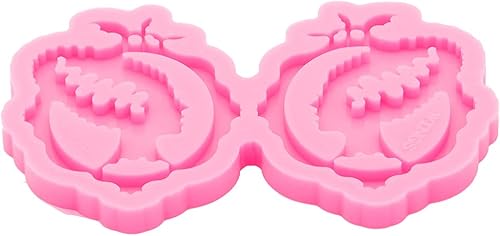 Miniatura 5 de Hermosos aretes de cabeza de mujer, moldes de resina, aretes de bricolaje, llavero, molde de silicona para fundición de resina, hecho a mano,