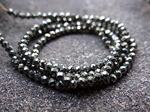 Pyrite naturelle LKBEADS pour créer des bracelets bohèmes chics en perles de 2mm