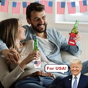 4th of July Decorations for Home, 12PCS Beer Can Cooler Sleeves for Fourth of July Independence Day Memorial Day Outdoor Indoor Decor, Insulated Collapsible USA Pattern Cover, Patriotic Party Supplies 4th of July Decorations for Home 12PCS Beer Can Cooler Sleeves for Fourth of July Independence Day Memorial Day Outdoor Indoor Decor Insulated Collapsible USA Pattern Cover Patriotic Party Supplies
