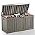 EasyUp 80 Gallon Resin Deck Box Storage Outdoor Waterproof Boxes Lockable UV Resistant Container for Patio Furniture Cushions Pool Supplies Garden Tool Sports Equipment Outside Storage Delivery