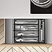 LIANYU 24-Piece Silverware Set with Steak Knives for 4, Plus Drawer Organizer, Stainless Steel Flatware Cutlery Set, Modern Eating Utensils Tableware Include Forks Sppons Knives, Dishwasher Safe