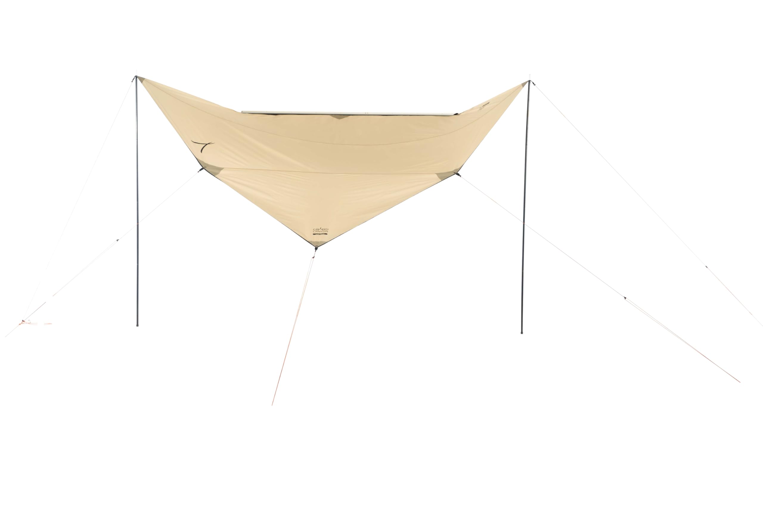 GRAND CANYON Zuni Drive/Sonnensegel mit Kederleiste für Camper & Van / 380×300 cm/Wasserdicht & UV 50+ / Inkl. Stangen, Heringe & Abspannseile/Für Bus, Minivan & Wohnmobil