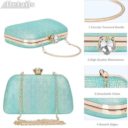 Image of BBTT.ful New Clutch Purses for Women Elegant Evening Bag for Party, Wedding, and Formal Events