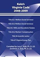 Kolo's Virginia Code 1615800077 Book Cover