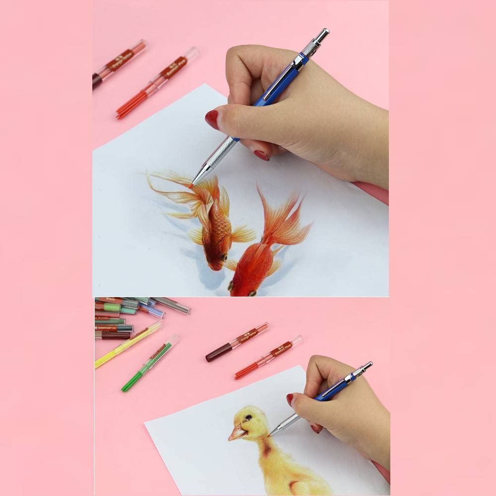 Garosa Mine de Crayon 9 Couleurs 2.0 MM Painting Toolsrecharge de Recharge pour Crayon Automatique mécanique8 pièces pour Chaque Couleur Painting Tools Garosa Mine de Crayon 9 Couleurs 2.0 MM Painting Toolsrecharge de Recharge pour Crayon Automatique mécanique8 pièces pour Chaque Couleur Painting Tools