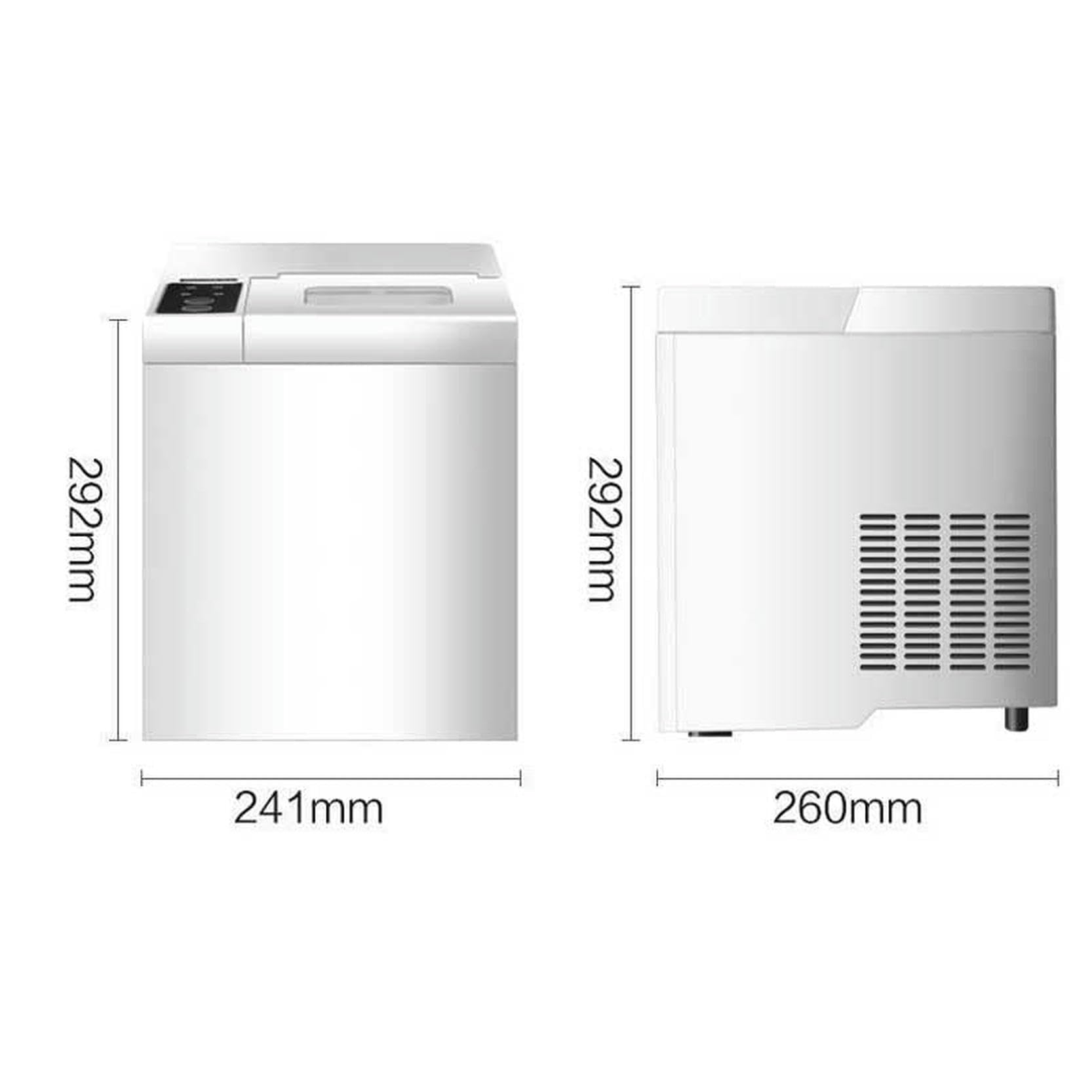Máquina Eléctrica para Hacer Hielo, De Sobremesa, para Uso Doméstico O En Pequeñas Tiendas De Té con Leche.