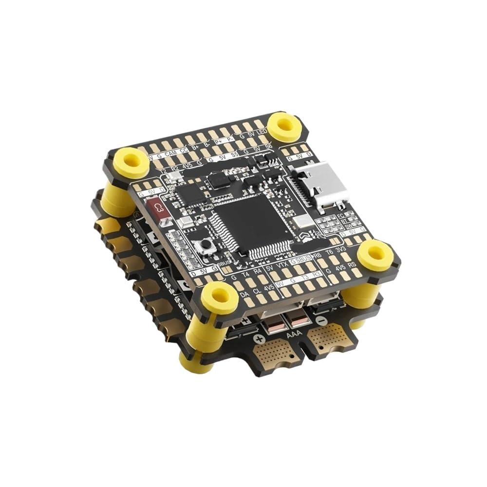 Kompatibel mit SpeedyBee F405 V5 30x30 55A Flight Controller und ESC Stack mit AT7456E(Deluxe Version)