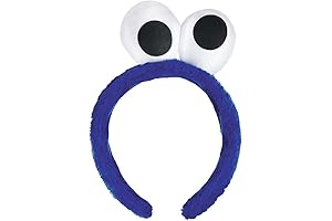 Cookie Monster Fabric Headband: Comfort and Joy for Toddlers (12 Months)