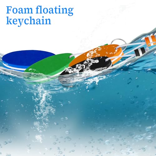 Image of Floating Keychain for Boat Keys, 4 Pack Waterproof Key Rings Pendant