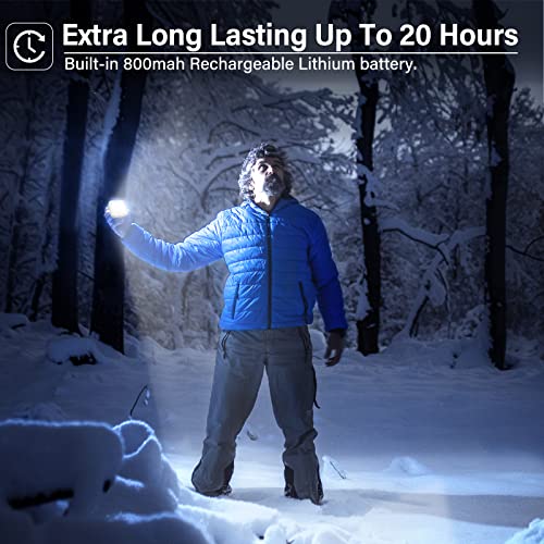 Fly2Sky 2 Pcs White Camping Light Tent Light Portable Rechargeable Led Camping Light Survival Gear Camping Accessories Camping Equipment For Hiking Backpacking Fishing Hurricane Emergency Outage #TOP5