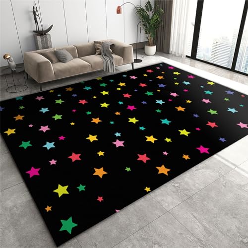 NEYTIIR Alfombra Moderno Geométrico - Diseño Moderno De Salón Pelo Corto - Alfombras Diseño Minimalista - Alfombra De Matrimonio, Dormitorio(Pattern5,80x220cm)