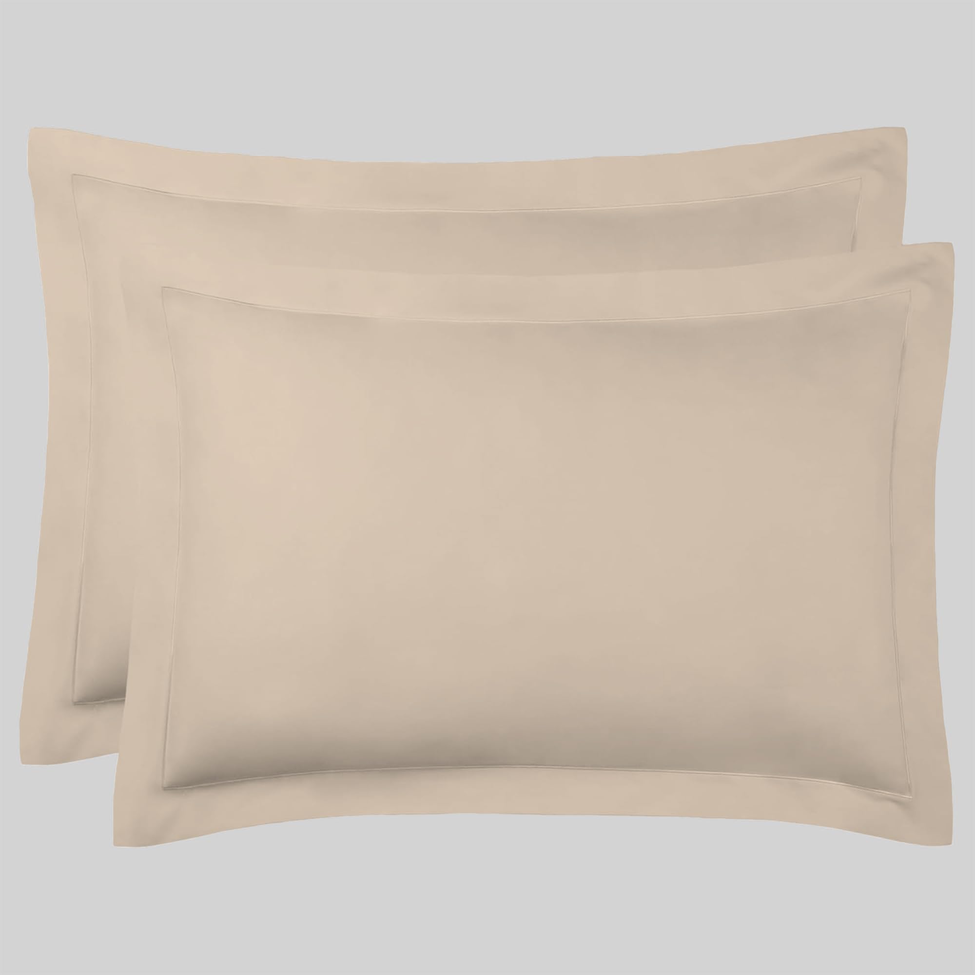 Reliance Bedding Oxford Pillowcases 2 Pack – 400 Thread Count 100% Egyptian Cotton, Luxury Ultra-Soft & Breathable Pillow Covers, Machine Washable