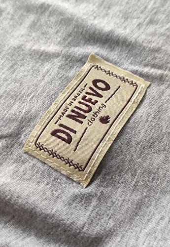 Kit Regata Perus 100% Algodão Branca Preta e Cinza Mescla