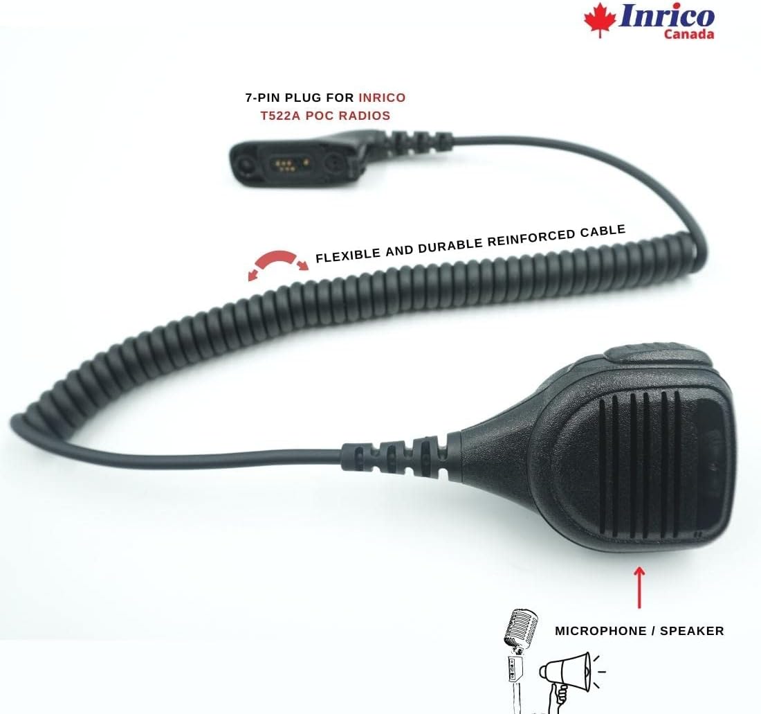 T19 Standard Dynamic Portable Radio Microphone (7-pin) Replacement Handheld Speaker MIC T522A