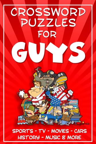 Independently Published Ink., Designer Crossword Puzzles For Guys: Sports cover