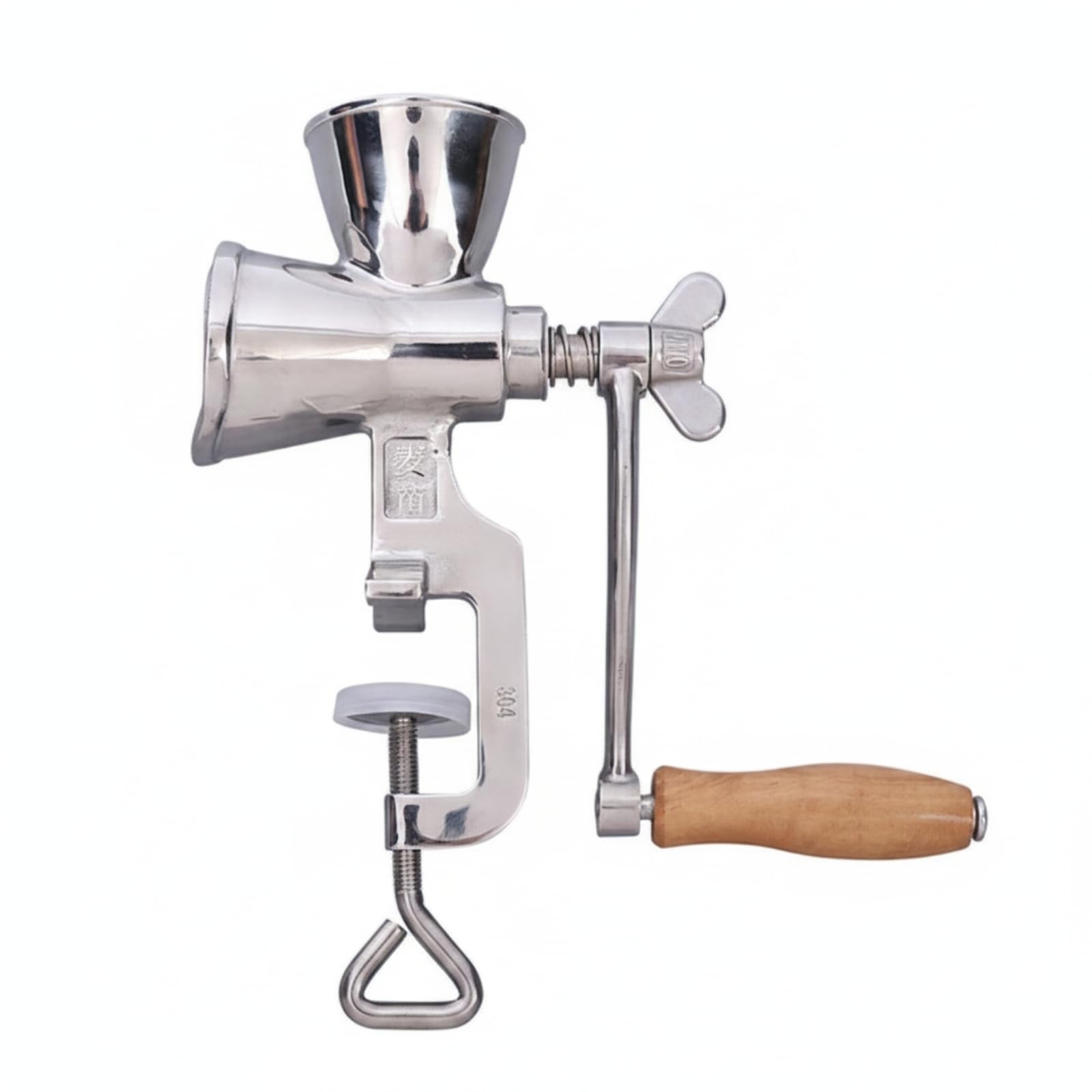 Manual para Café Manual Compacto Acero Inoxidable con Abrazara Ajustable para Café con Palanca Cocina, Cámping