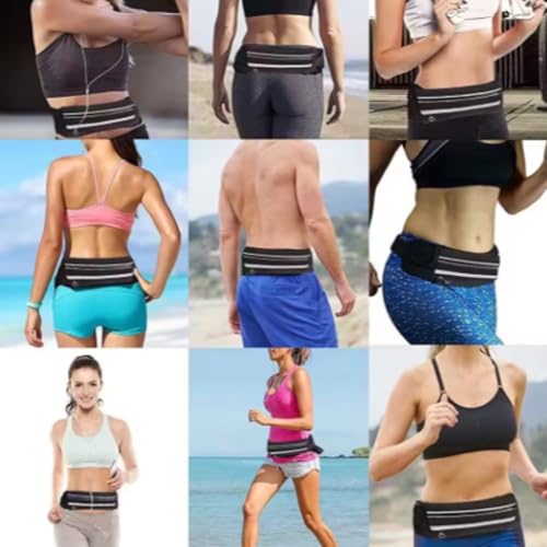Kit 2 Pochetes Corrida Impermeável Fitness Esportiva Academia Bike Bolsa De Cintura Para Celular SIM