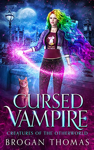Cursed Vampire: Urban Fantasy Unicorn Shifter Stand-Alone (Creatures of the Otherworld) by [Brogan Thomas]