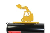 Vista 136 de Hobby, Recreation and Career Style Metal Powder Coated Mailbox Topper (Tent Camping, Matte Black)