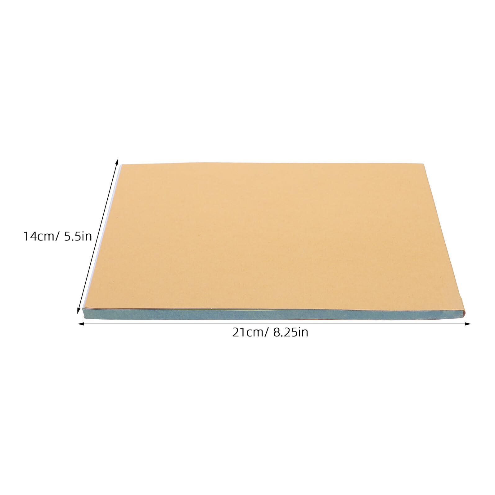 CLISPEED Lot de 2 carnets de factures pour petite entreprise avec formulaires de reçus sans carbone et dos en carton, bloc-notes en 2 parties pour suivi des achats de restaurant et de détail, 100