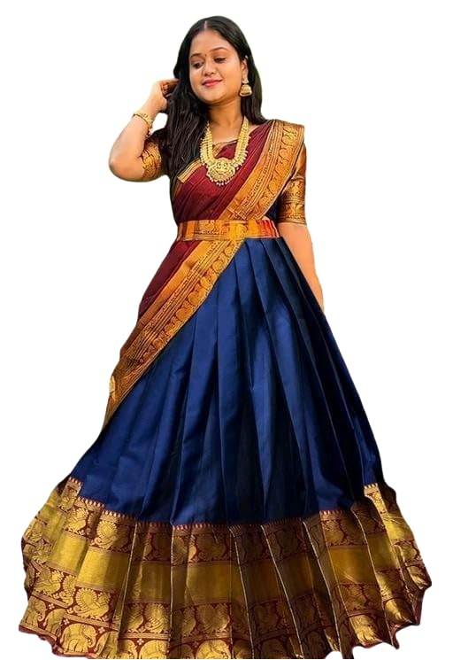 Image of RENVAANI FASHION Women's Traditional Semi-Stitched Lehenga Choli | Lehenga Choli for Women | Ethnic Wear Heavy Lehenga Choli With Dupatta