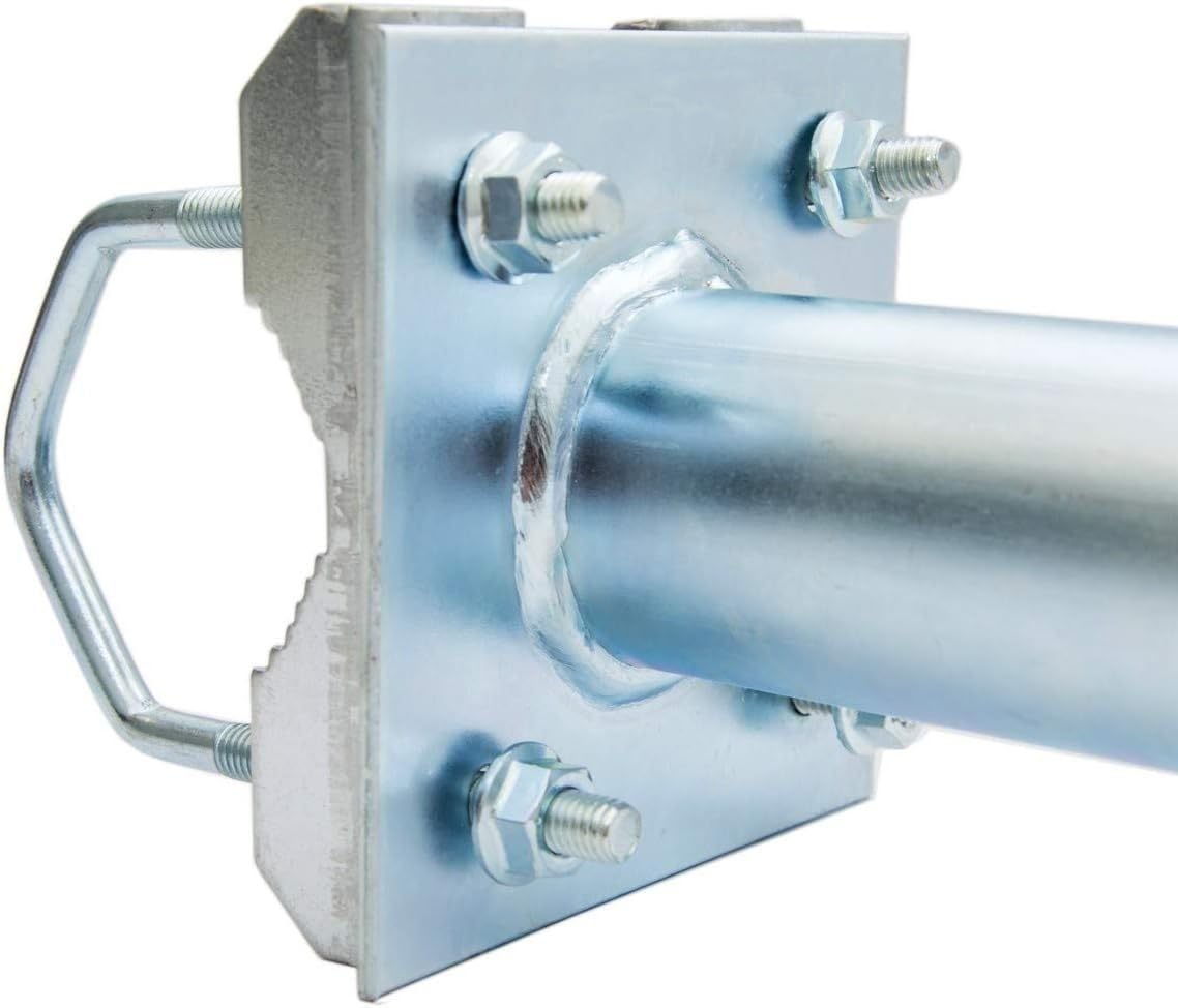 Support de mât en acier - 40 cm - Pour antenne satellite