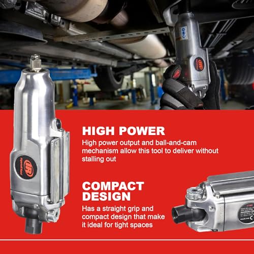 Ingersoll Rand Slagmoersleutel 216B, Pneumatische Slagmoersleutel 3/8" met Aluminium Behuizing voor Zwaar Werk, Voor uw Werkplaats - Afbeelding 4