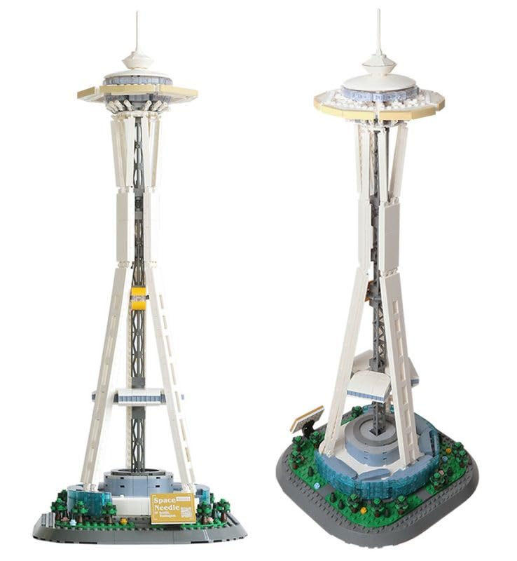 WANGE Architectural Model to Build with Building Blocks. Space Needle, Seattle — image 1