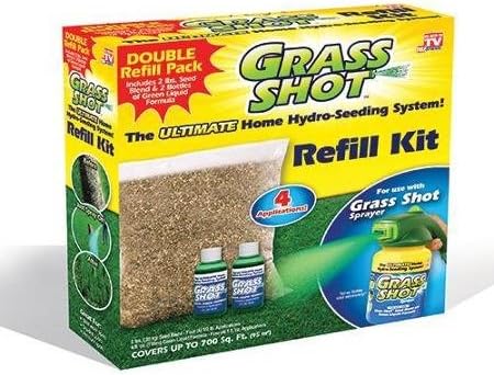 Grass Shot Refill Kit - The Ultimate Home Hydro-Seeding System
