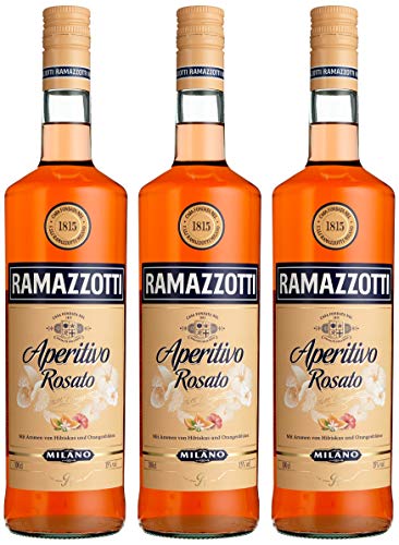 Ramazzotti Aperitivo Rosato – Der Italienische Aperitif Mit Fruchtig-Frischer Note – Ideal Für Longdrinks Oder Cocktails – 1X 1L