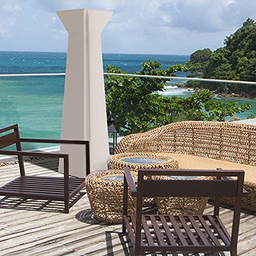 MR. COVER Pyramid Patio Heater Cover for Hiland, Outdoor Cover Waterproof, Propane Heater Heavy Duty with Zipper, 21W x 21D x 90H - Thumbnail 7