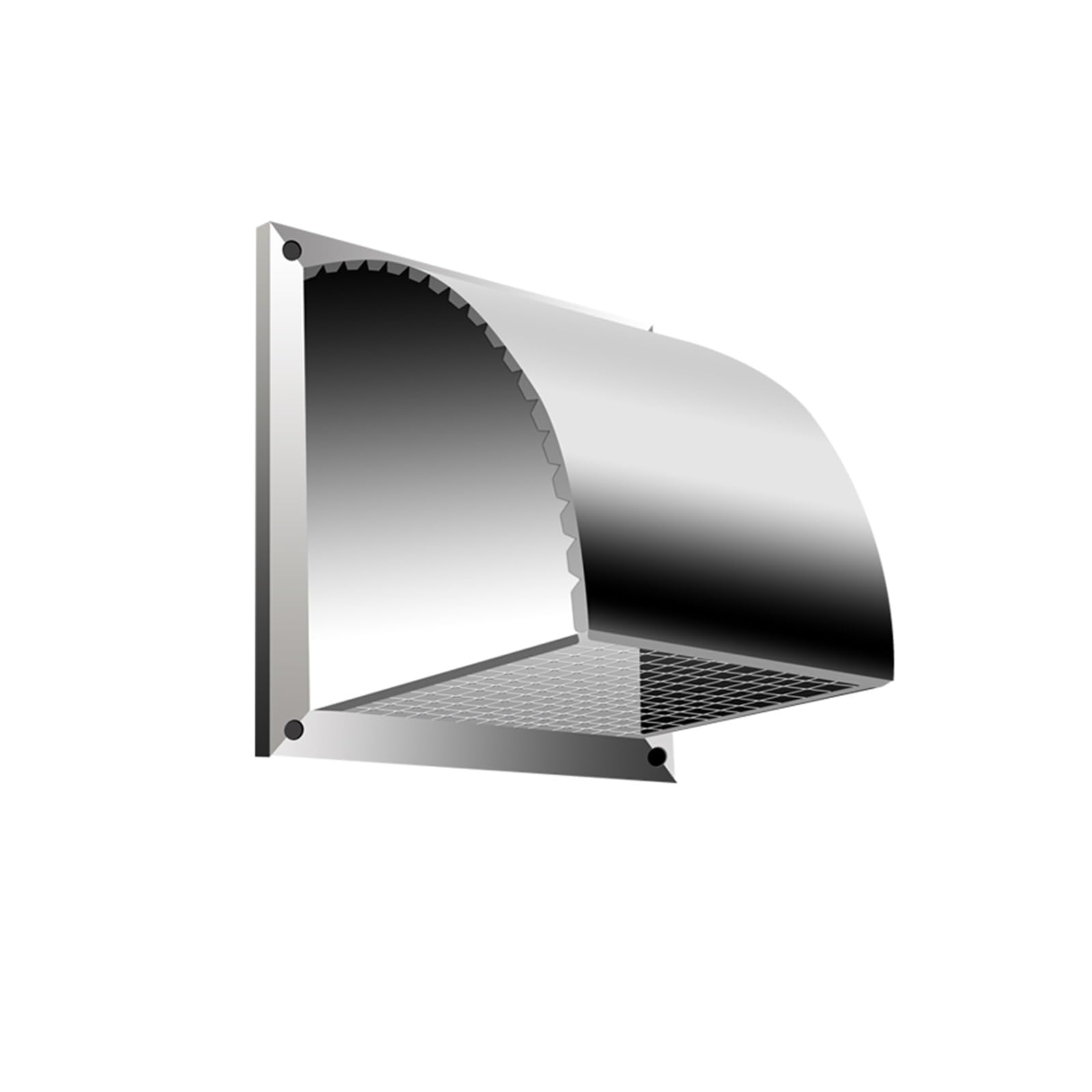 Sombrerete de chimenea extractor cocina 43x38x32.5 anti-insectos lluvia