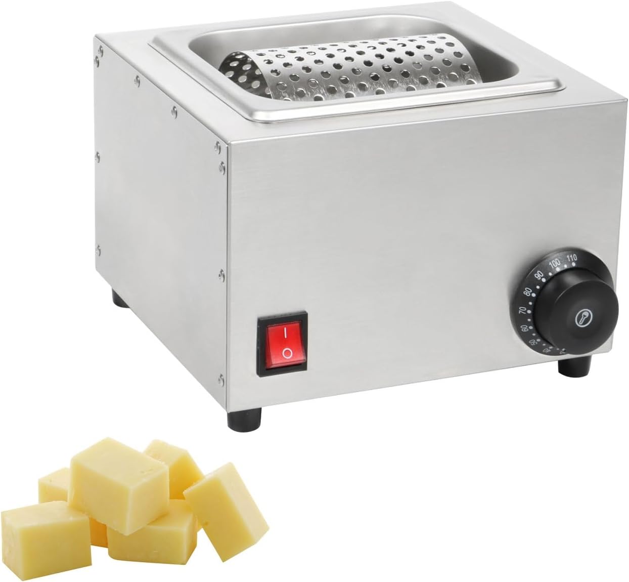 Commercial Electric Butter Applicator Electric Butter Wheel Instant Butter Melter Adjustable Heat Rust Proof Stainless Steel Bakery Use