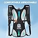KUYOU Hydration Backpack Hydration Pack with 2L Water Bladder, Lightweight Insulation Water Backpack for Running, Cycling,Hiking,Climbing