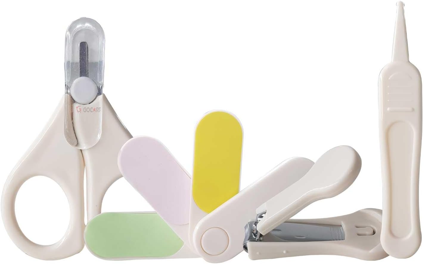 GOCART WITH G LOGO Baby Nail Clippers Safety Scissors Care|Multicolor|1 Count