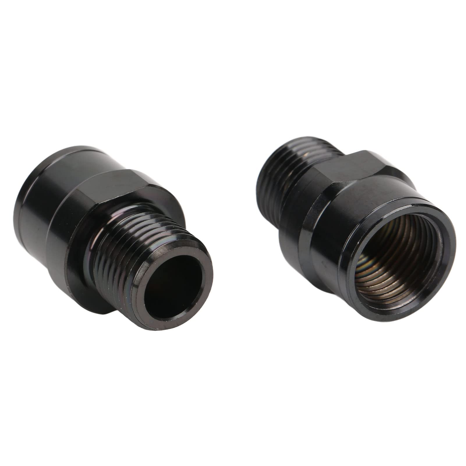 Socobeta Bicycle Pedal Extensions, Anti Rust 16mm Waterproof Bicycle Pedal Extension Shaft Titanium Alloy for Road Bikes