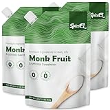 SPICEEL Monk Fruit & Erythritol Blend | 1:1 White Sugar Substitute, Perfect for Baking, Coffee & Tea | Gluten Free, Vegan, Keto Friendly Sweetener 3-Pack