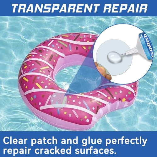 image for Bondtech Pool Liner Patch Kit, Air Mattress Patch Kit Waterproof, for 