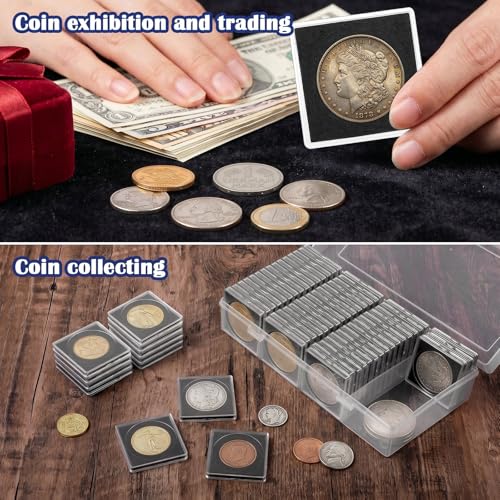 120 porta monedas ajustables y cajas de almacenamiento miniatura 7